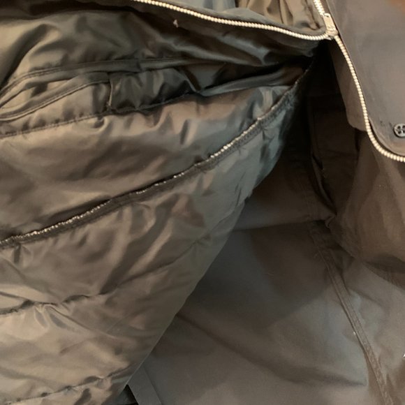 DS CP Garrison Collection men's black trench coat size 40R zip out lining - Picture 13 of 16